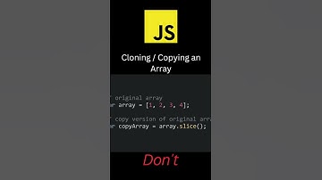 🎥 JavaScript ES6 Feature: Object Spread Operator for Array Cloning | Do