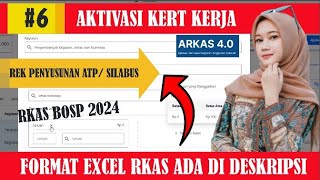 🔴CARA MENGISI KERTAS KERJA ARKAS 4 TAHUN 2024 REK PENYUSUNA ATP SILABUS