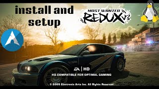 Install And Setup - Need For Speed Most Wanted Redux V3 / Arch Linux / Steam Deck / Any Distro