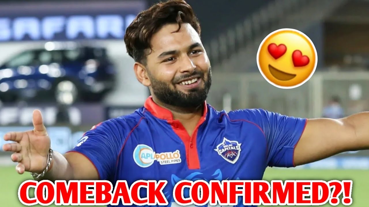 Rishabh Pant COMEBACK CONFIRMED?! 😍🔥 Rishabh Pant Delhi Capitals IPL