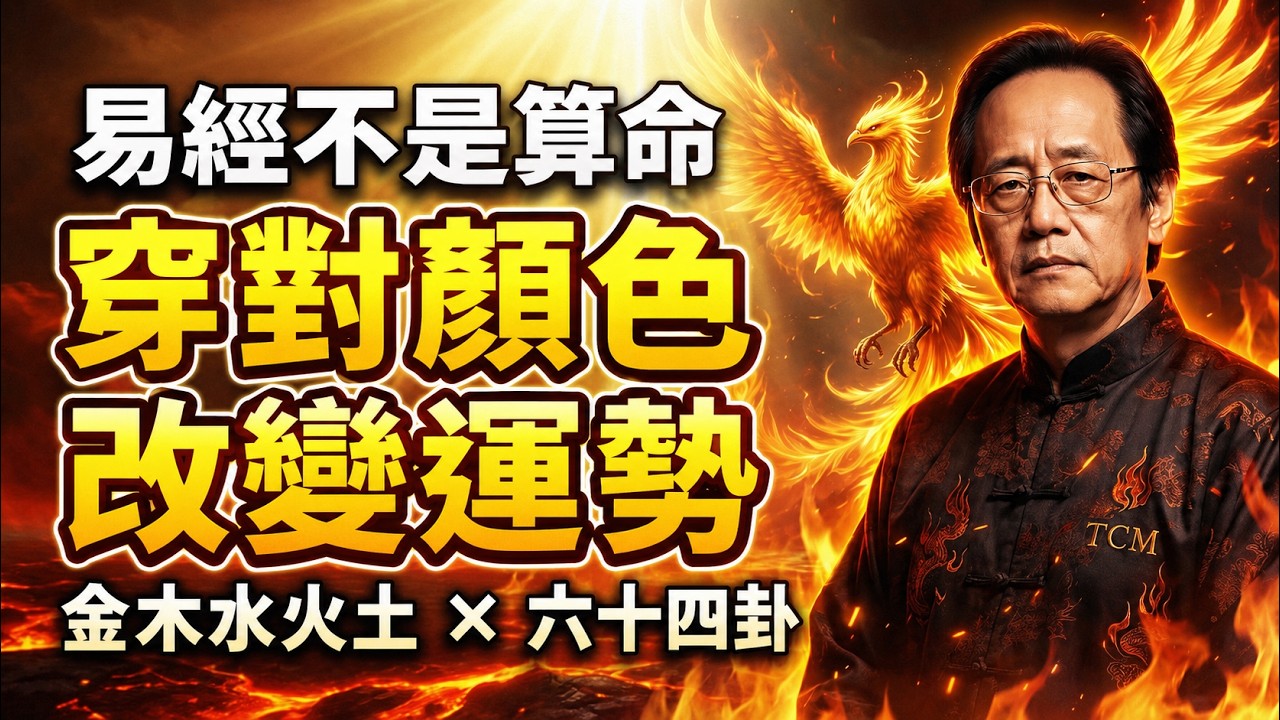 易經不是算命書!3個改變人生的易經智慧,金木水火土五行穿搭顏色這樣選,每天順應天道能量格局,連倪海厦都說這才是真正的開運方法 #易經 #五行穿搭 #開運顏色 #倪海厦 #2026馬年運勢 #易經智慧 縮圖