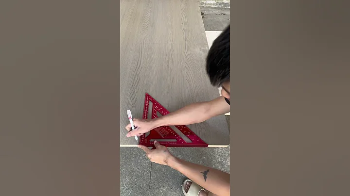 Multi-Function Aluminum Alloy Triangular Ruler | Essential Woodworking Tool for High Efficiency