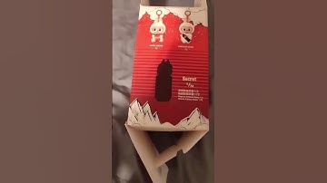 Unboxing Coca cola Labubu Blind Box/I GOT THE SECRET#labubu #cocacola #shorts