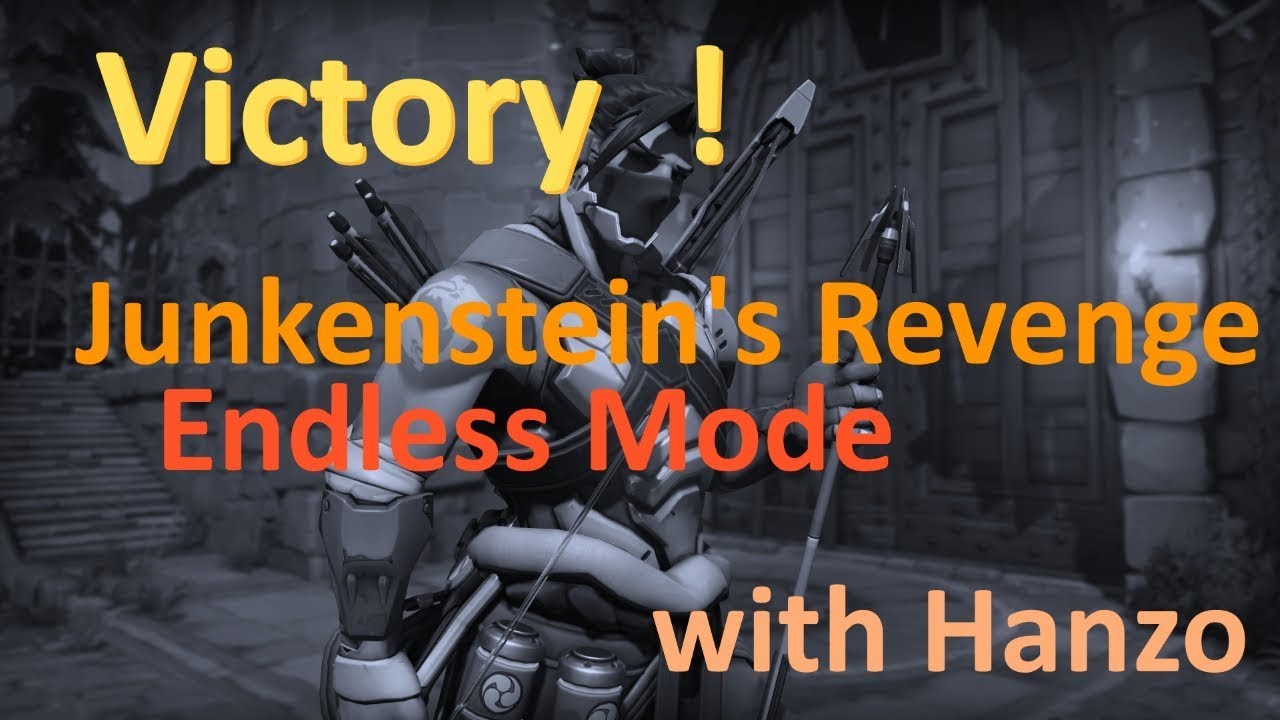 Overwatch - Legendary Victory in Junkenstein Endless with Hanzo