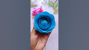 DIY Paper Flower #diy #youtubeshorts #craft #paperflower