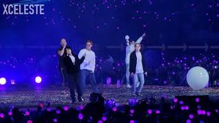 Part - 1 Bts X Coldplay My Universe Ending Ptd Concert Day 4 Fancam