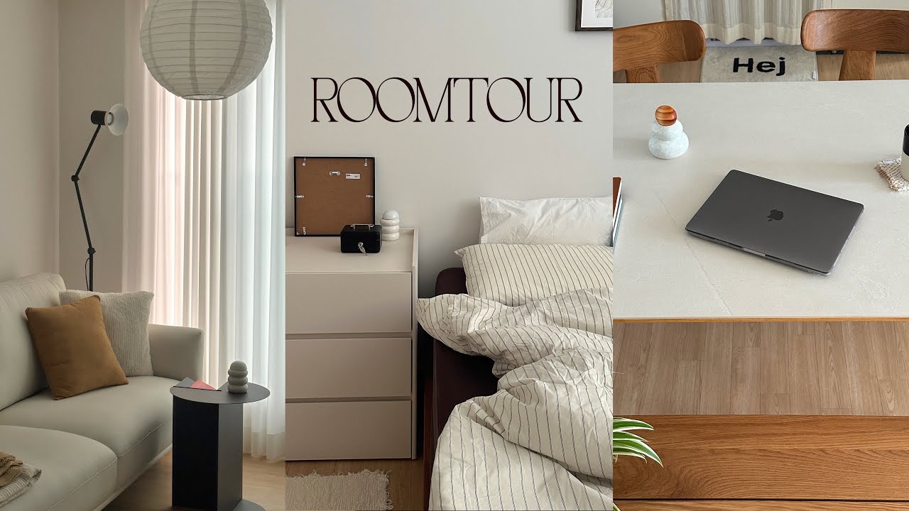 ROOMTOUR 🔑 두 번째 18평 투룸 랜선 집들이에 초대합니다 . .ㅣ내 취향 가득 가구 추천부터 인테리어 꿀팁까지 - ♥︎