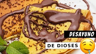 Desayuna cómo los dioses con estos Crepes con chocolate de Eva Arguiñano