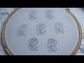 New Hand Embroidery | Amazing All Over Embroidery Tutorial for Dresses | All Over Embroidery Design