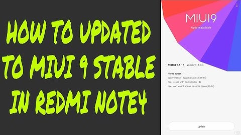 HOW TO UPDATE TO MIUI 9 STABLE ROM VIA UPDATER APP IN REDMI NOTE 4 | UPDATING WILL FORMAT PHONE