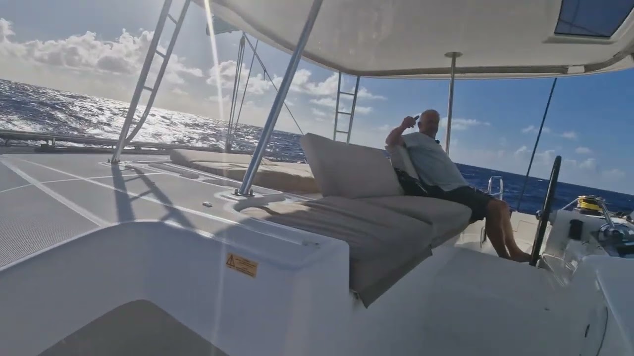 ⁣Sailing from Mindelo Cabo Verde to the Saint Martin in the Caribbean.