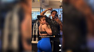 Download lagu DDG and India Love Getting REAL Close at the Gym 👀🔥