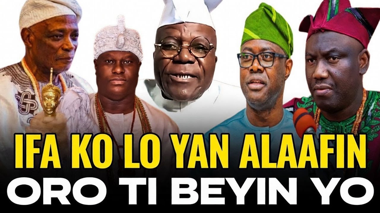 ORO TI BEYIN YO! EWAGBO ASIRI LORI ORO ALAAFIN OYO, OONI OF IFE, OLUBADAN, SEYI MAKINDE