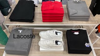 Lacoste collection of clothes and shoes