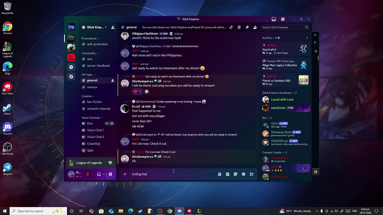 Mudkun Plays Birthday Bash Stream! SE/LoL!