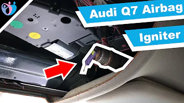 Where are the airbags in an Audi Q7?