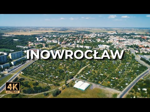 Inowrocław z drona | Inowrocław z lotu ptaka | Cinematic | LECE W MIASTO™ [4k]