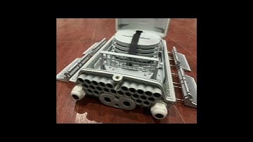 FTTH 24 Core Optical Fiber Distribution Box Display