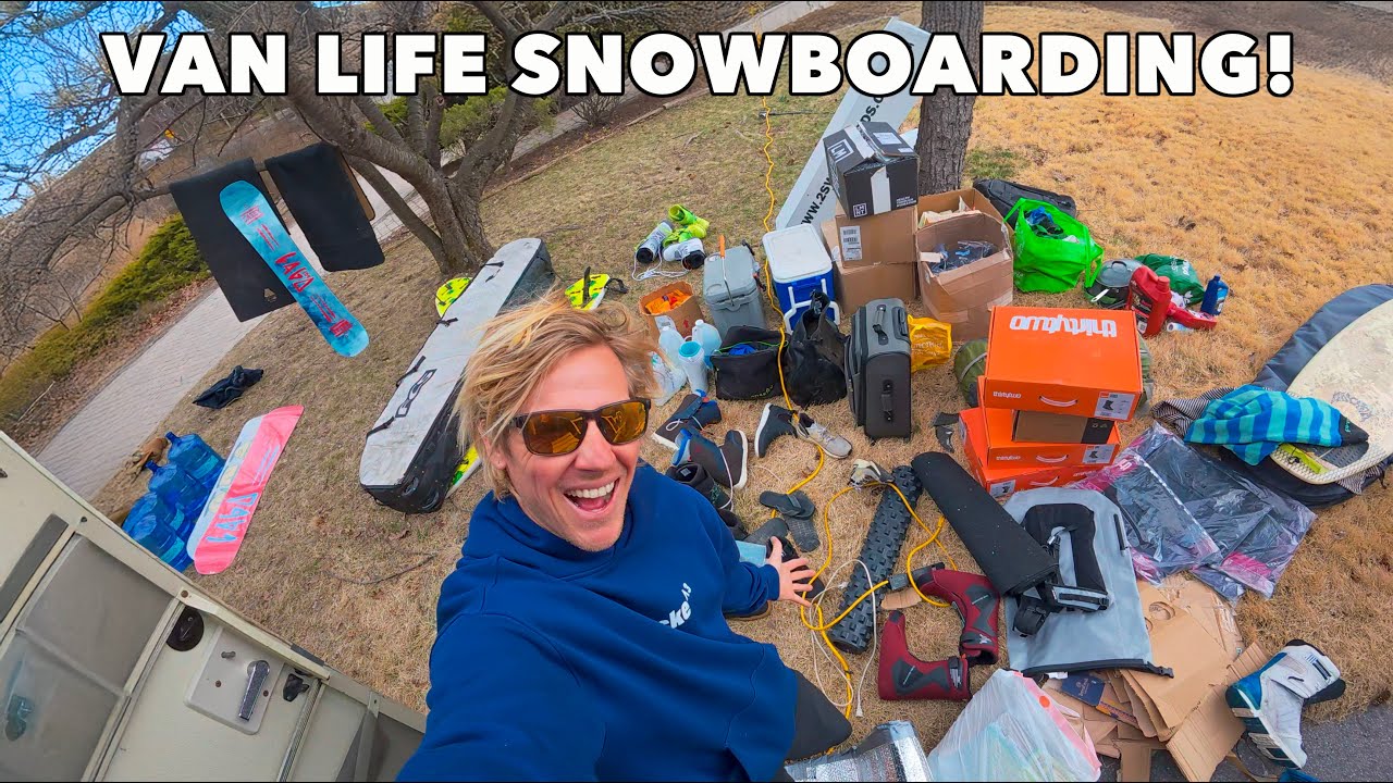 Snowboarders Live FULL TIME in an RV ALL WINTER! (Is It Possible?)
