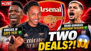 🔴 LIVE: VINI JR SAYS YES! 😱 ARSENAL AGREE £77M BRUNO G DEAL!