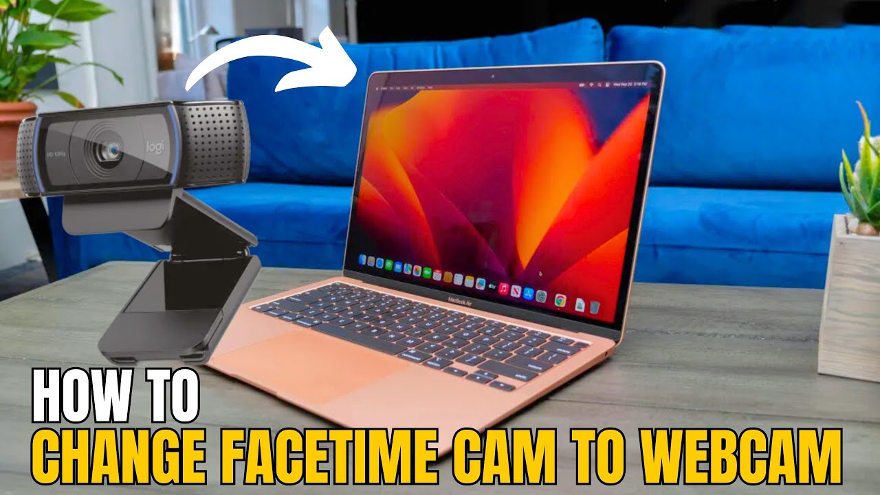 How To Change FaceTime Cam to Webcam on MacBook - YouTube