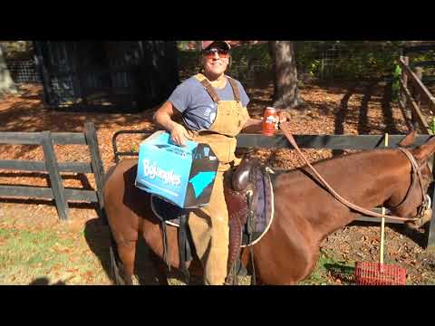 Picking up Postmates on a Horse