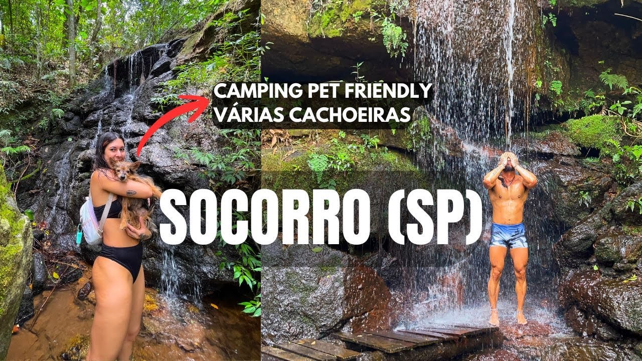ACAMPANDO COM NOSSO CACHORRO DE 16 ANOS NO INTERIOR DE SP (TRILHAS, CACHOEIRAS E CENTRINHO)