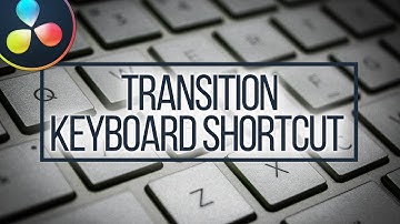 Apply Transition using Keyboard Shortcut in Davinci Resolve - 5 Minute Friday #69