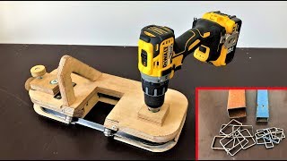 DIY Metal Cutting Bandsaw // Making a Portable Bandsaw (Drill Powered)