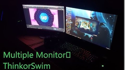 How to Use Multiple Monitors onThinkorSwim