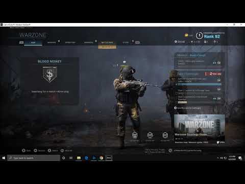 Call of Duty  Warzone - Error (Game Crashes everytime during matchmaking  when im on a party)