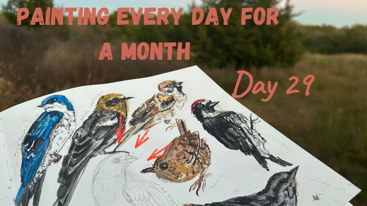 Painting Every Day for A Month Day-29 - YouTube