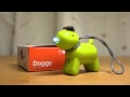 手を二回叩くと鳴いて場所を教えてくれる犬のキーホルダー「Doggy keyfinder」