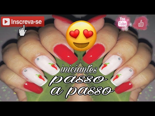 #UNHASDECORADAS / PIMENTINHA/FRANCESINHA/INICIANTES/PASSO A PASSO