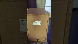 Micro System Sony Cmt-Cp300. 3 Cd Cd Texto, Tape, Rádio Fm Rds. Aux In. Optical Out.