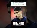 Moroccan suffered a hamstring tear and won’t be part of PSG squad next week, says @FabriceHawkins.