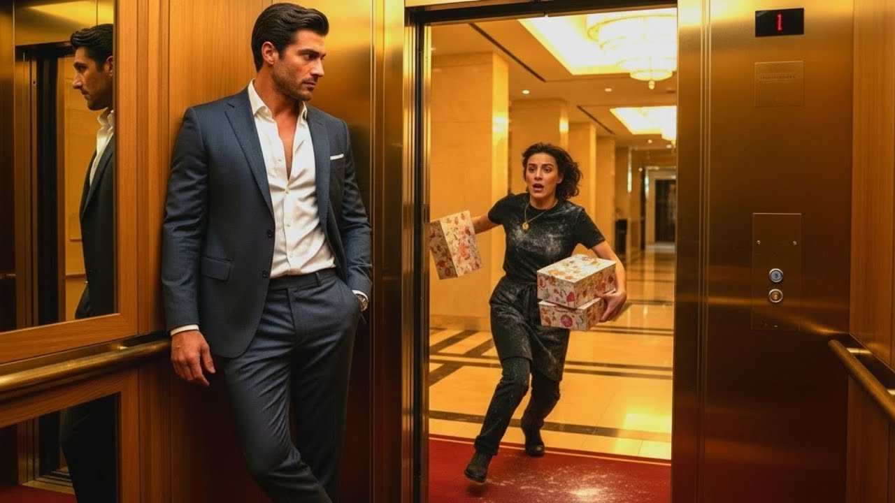 ELA CORREU PARA O ELEVADOR FUGINDO DO EX — SEM SABER QUE O CHEFE DA MÁFIA ESTAVA DENTRO