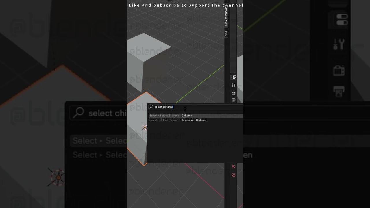 F3 menu - Blender Tips 