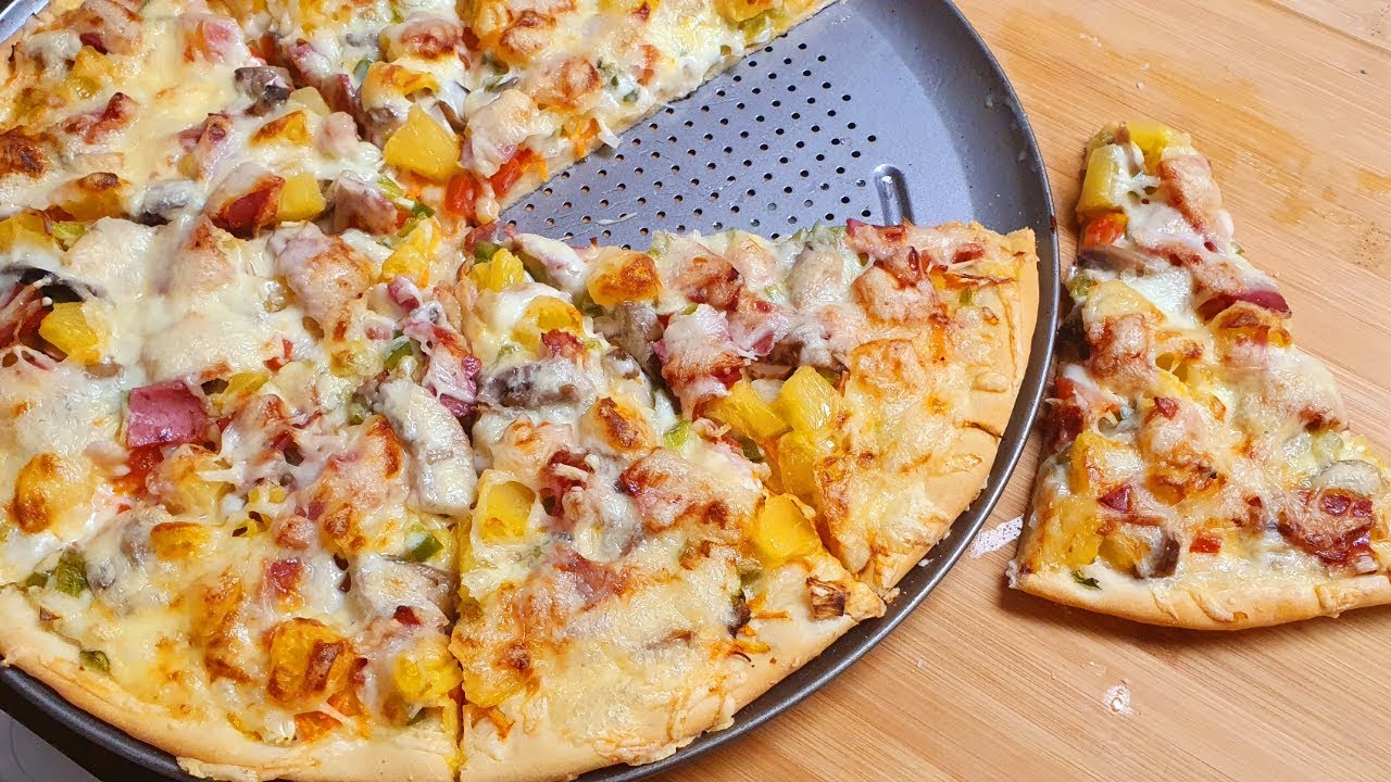 Homemade Pizza | Thin Crust | No Red Sauce - Episode 984