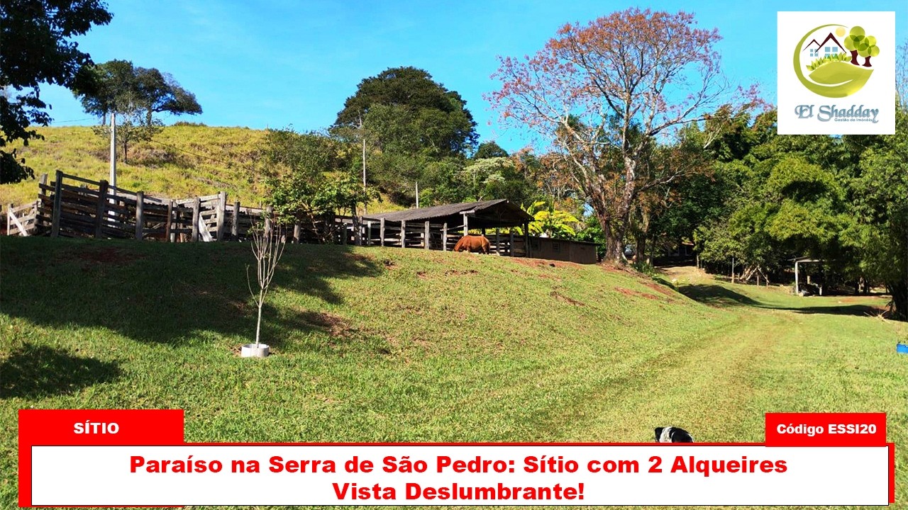 Paraíso na Serra de São Pedro: Sítio com 2 Alqueires e Vista Deslumbrante!
