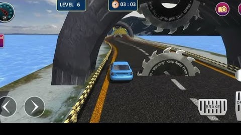 DEADLY RACE #16 - Police Car Speed Bumps Challenge 3d Gameplay Android IOS