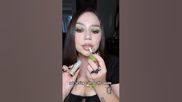 colourpop x shrek collection (code: KATRINA) 🧅💚✨ #colourpop #shrek #makeuptutorial #tutorial