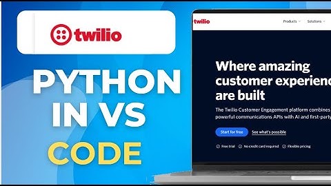 How To Install Twilio With Python In Vs Code  2025  Step by Step