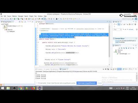 Usando Métodos Da Classe String - JAVA