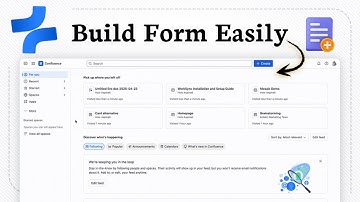 Een formulier maken in Confluence (snel een formulier starten)