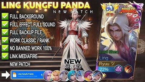 Script Skin Ling Kungfu Panda - Lord Shen No Password | Full Effect Voice | Patch Terbaru
