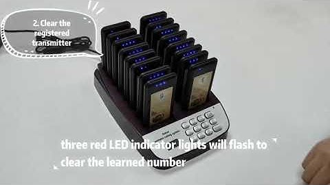 DAYTECH Pager Wireless Paging Queuing System 16 Call Coaster Pagers P400