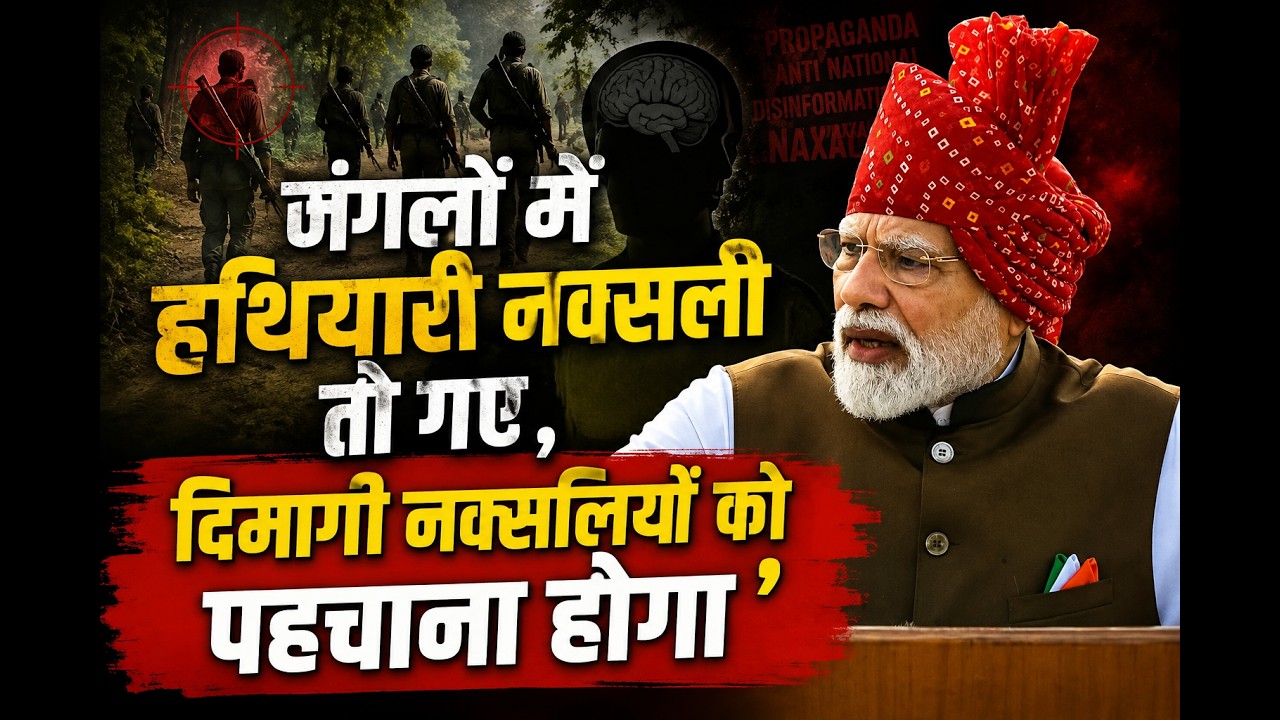 PM  Modi on 'Dimagi Naxali'  |  Independace Day Speech| Red Fort| Maoist |