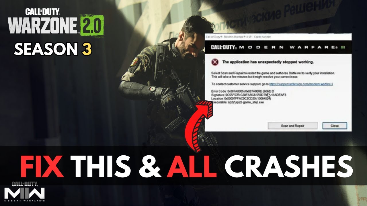 Fix COD Warzone 2.0/Modern Warfare II Error 38/13/23 Files Failed