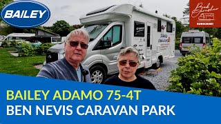 Arriving At Ben Nevis Holiday Park | Bailey Adamo 75-4T